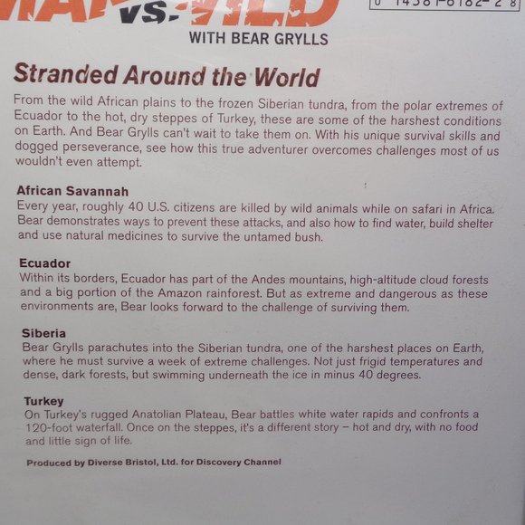 Man Vs. Wild Stranded Around The World New DVD Bear Grylls Discovery Channel - Picture 3 of 4